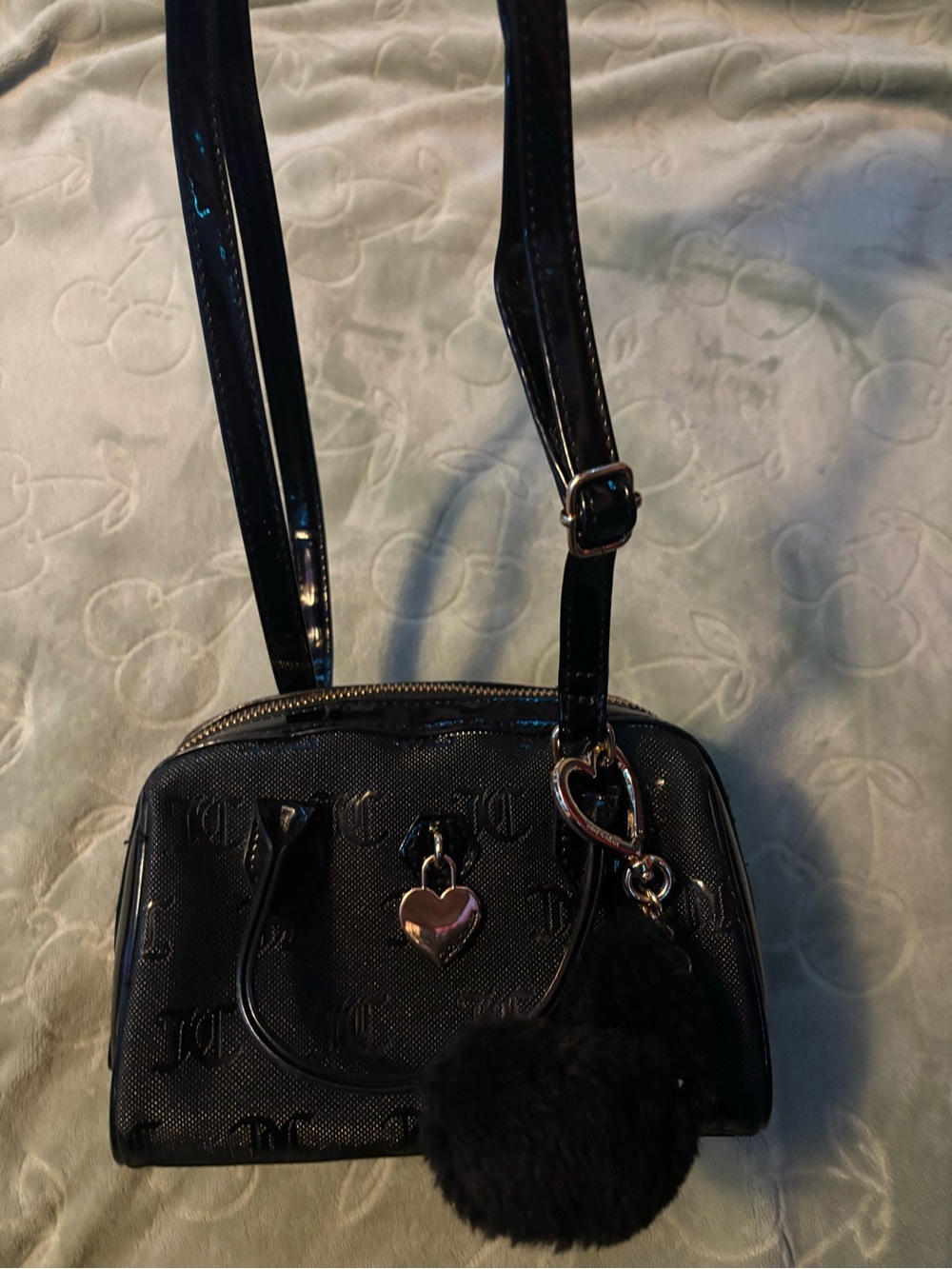 Juicy Couture Mini Speedy Bag in “Black Liqourice”